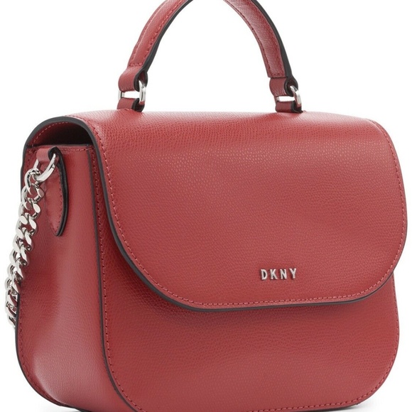 Dkny Handbags - FELICA by DKNY Large top handle leather crossbody New W/ Tag